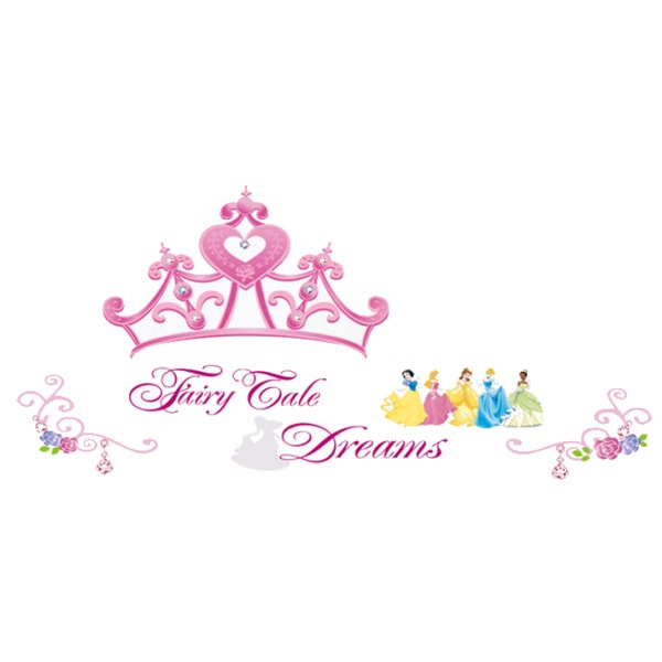 Fairy   Tale   Dreams    Flot   Wallsticker   Med   Prinsesser    Smykker   Mm