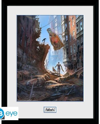 Fallout   Street   Scene   Framed   Print   30x40cm