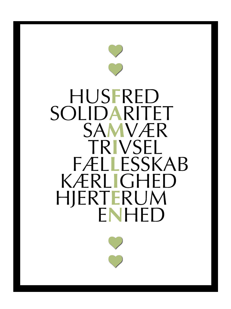 Familien   Plakat