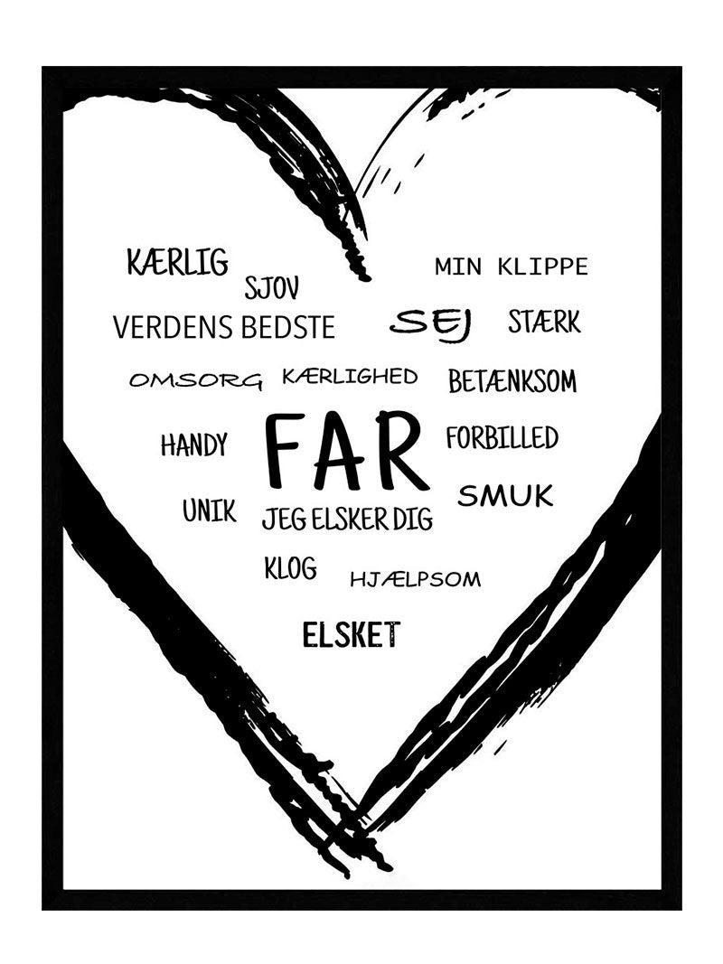 Far   Hjerte   Plakat
