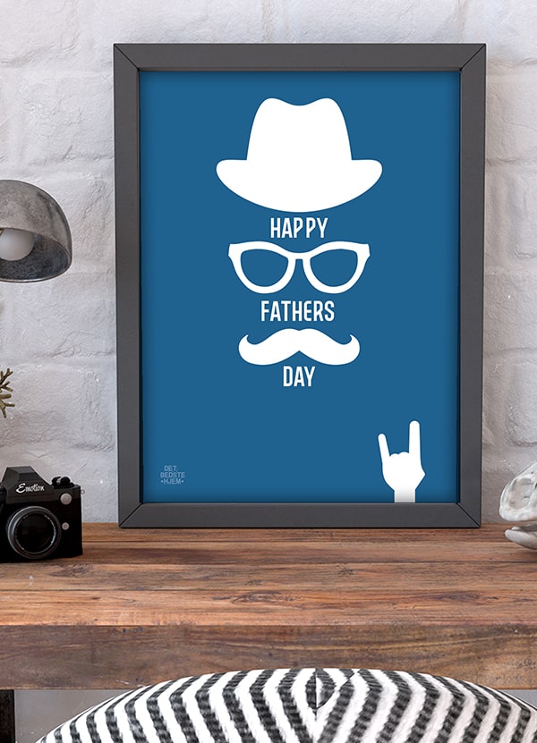 Fars   Dag   Plakat   Happy   Fathers   Day   21   X   29        A4    Kr    199  -