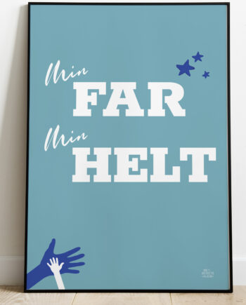 Fars    Dag    Plakat   Min   Helt   21   X   29        A4    Kr    199  -