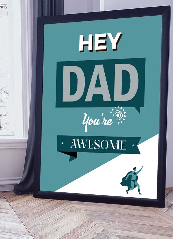 Fars   Dag - Plakat   Dad   You   Re   Awesome   21   X   29        A4    Kr    199  -
