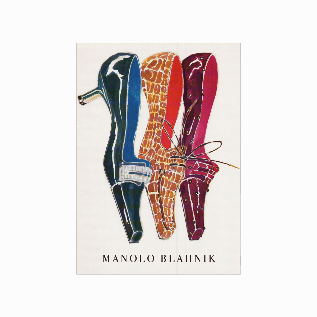 Fashion Plakat Manolo Blahnik