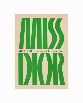 Fashion   Plakat    Miss   Dior   01