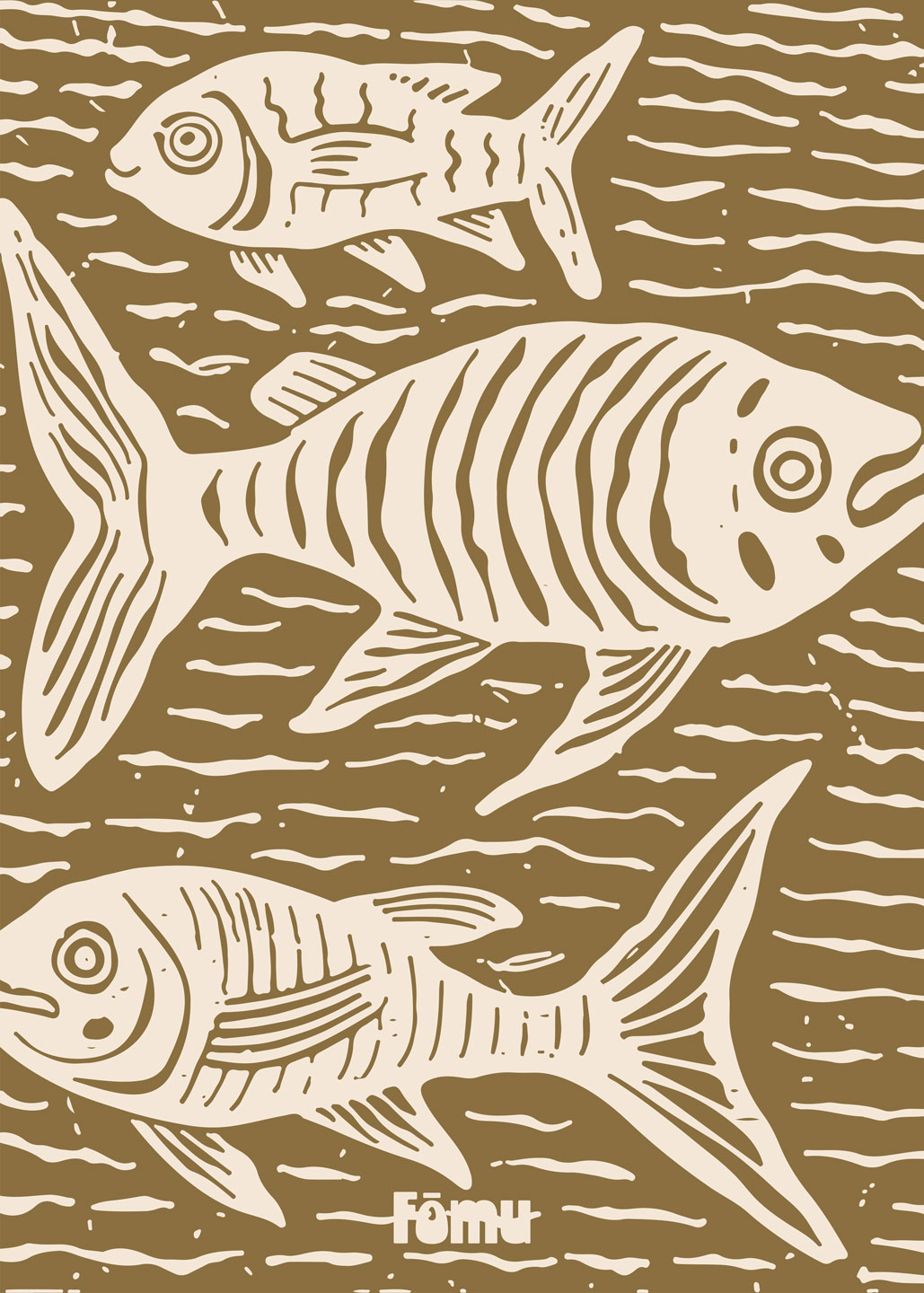 Fishes   Lino       Af   Få   Mu   Illustrations