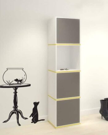 Fisk   I   Bowle   Med   Kat   Wallsticker