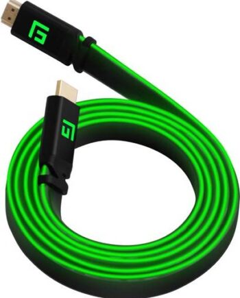 Floating   Grip   3m   High - Speed   Led   Hdmi   Cable   V2       Green   Videokabel   Geekd   Dk
