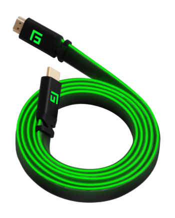 Floating   Grip       5m   High - Speed   Led   Hdmi   Cable   V2       Green   Videokabel   Geekd   Dk