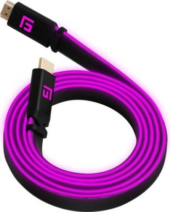 Floating   Grip   3m   High - Speed   Led   Hdmi   Cable   V2       Pink   Videokabel   Geekd   Dk