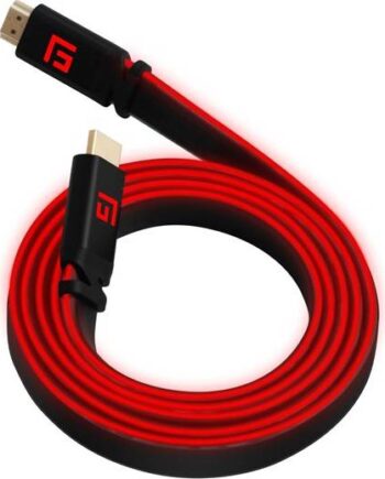 Floating   Grip   3m   High - Speed   Led   Hdmi   Cable   V2       Red   Videokabel   Geekd   Dk