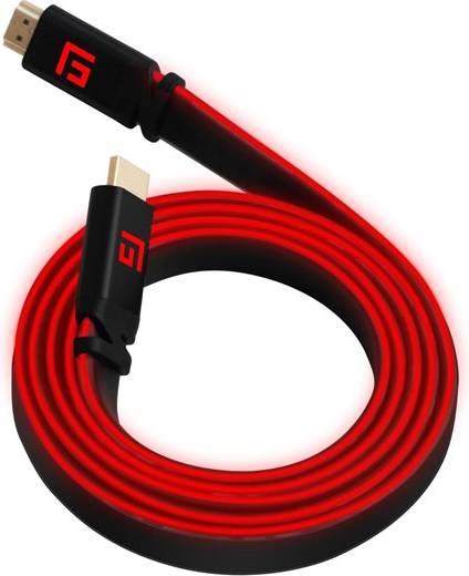 Floating   Grip   3m   High - Speed   Led   Hdmi   Cable   V2       Red   Videokabel   Geekd   Dk