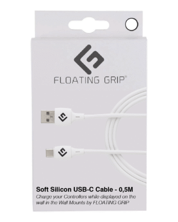 Floating   Grip       5m   Silicone   Usb - C   Cable    Hvid    Kabler   Geekd   Dk