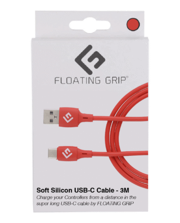 Floating   Grip       5m   Silicone   Usb - C   Cable    Rød    Kabler   Geekd   Dk