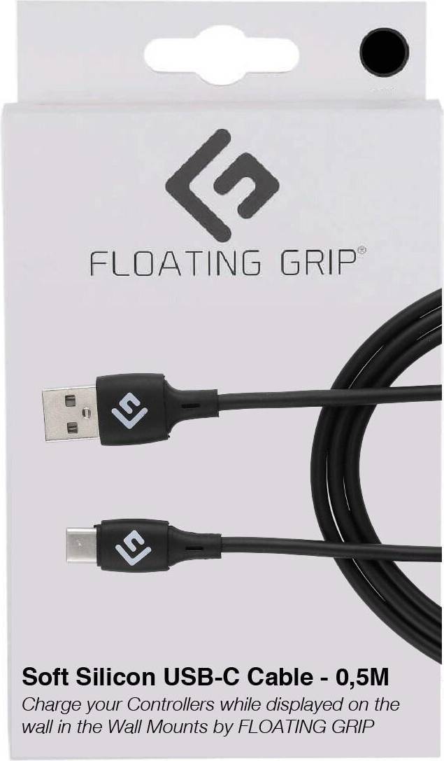 Floating   Grip       5m   Silicone   Usb - C   Cable    Sort    Kabler   Geekd   Dk
