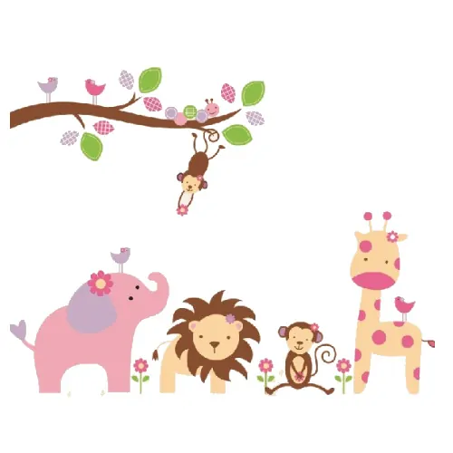 Flot   Børne   Zoo   Wallsticker