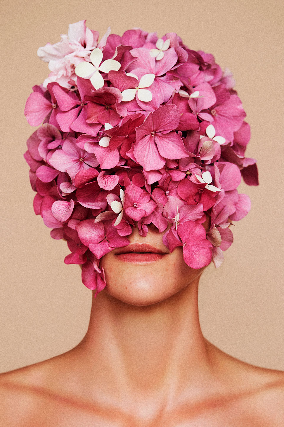 Flowerhead   Beige   Af   Camilla   Schmidt