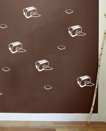 Flyvende   Brødristere   Wallsticker