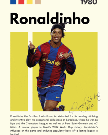 Fodbold   Plakat       Ronaldinho