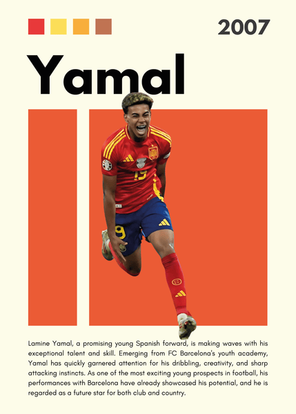 Fodbold   Plakat   13   Yamal