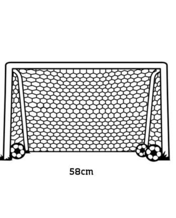 Fodboldmål   Wallsticker    Få   Et   Fodboldmål   På   Væggen    34x58cm