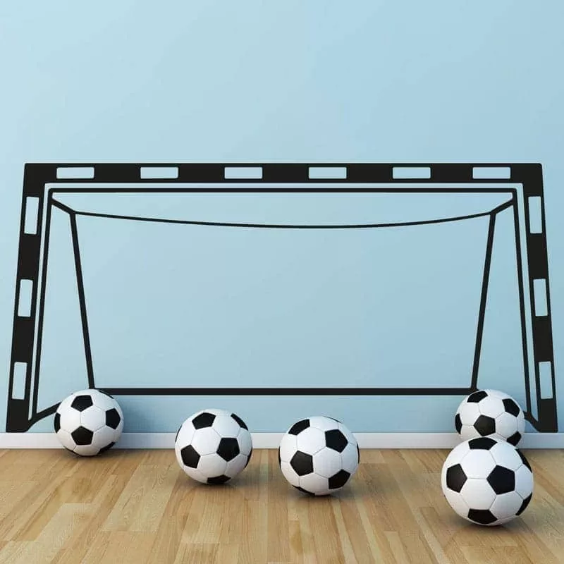 Fodboldmål   Wallsticker