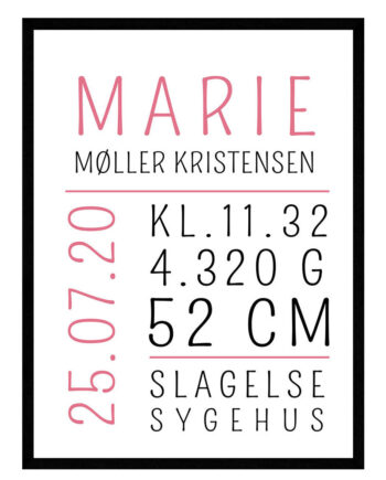 Fødselstavle   Til   Pige