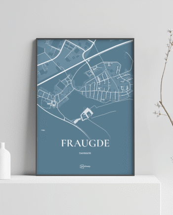 Fraugde Plakaten Havblå