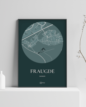 Fraugde Plakaten Rundt Kort Skovgrøn 21 30 Cm  A4