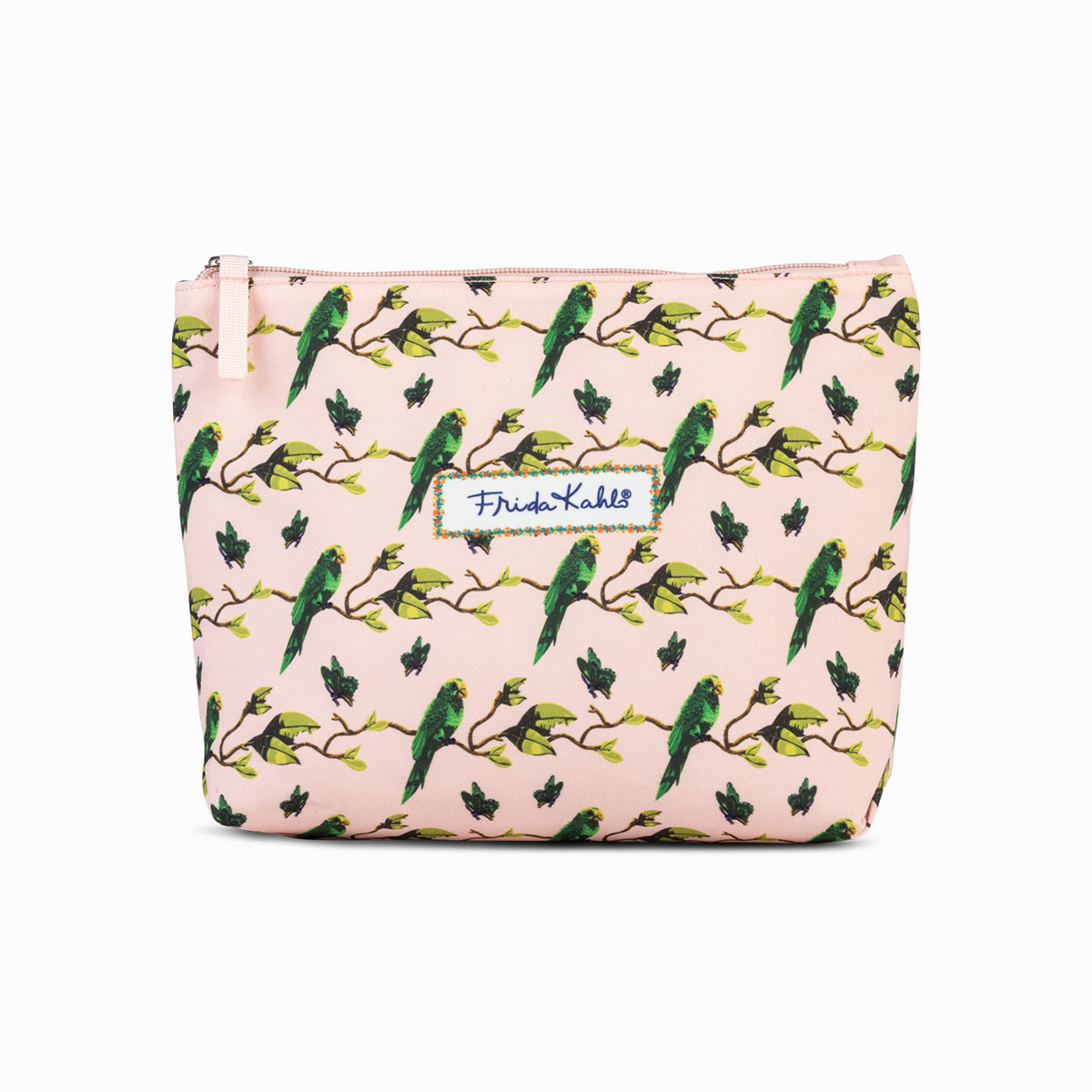 Frida   Kahlo     Toilettaske    Vibrant   Parrot