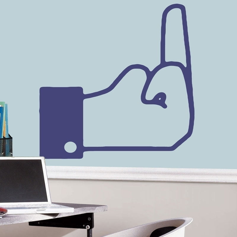Fu K Finger Wallsticker