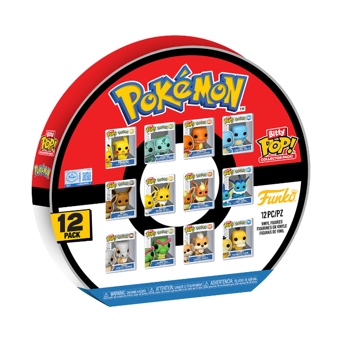 Funko   Bitty   Pop   Pokémon   Collector   Pack   12 - Pak   Funko   Pop   Geekd   Dk