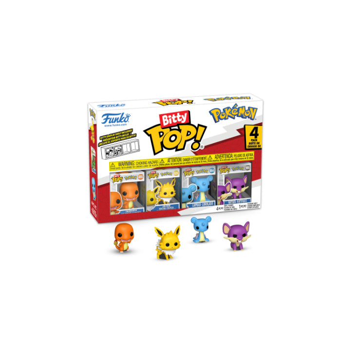 Funko   Pop    Bitty   Pop   4pk   Pokemon   Charmander    81133    Merchandise   Geekd   Dk