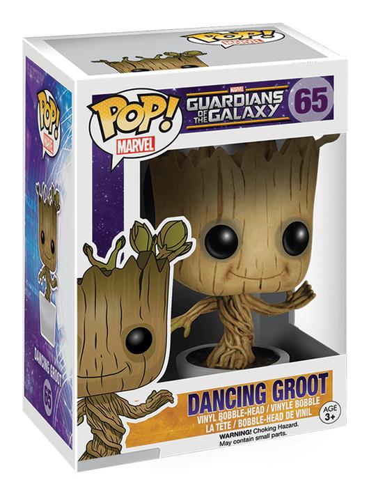 Funko   Pop    Marvel   Gotg     Dancing   Groot   Figur   Geekd   Dk