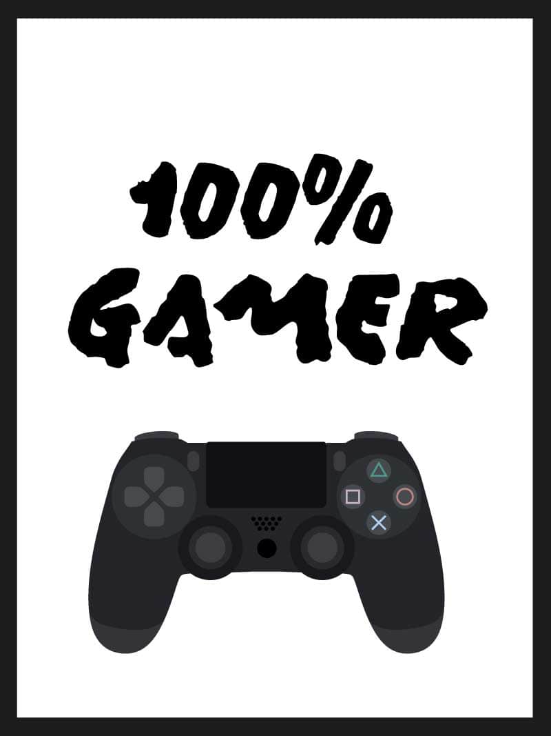 100    Gamer   Gamer   Plakat