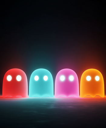 Gamer   Plakat   483    Neon   Ghosts   Unleashed