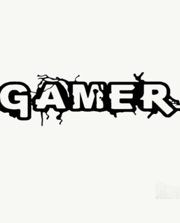 Kæmpe   Gamer   Wallsticker    Gaming   Wallsticker   Med    Apos   Gamer   Apos    Banket   Ind   I   Væggen    58x168cm