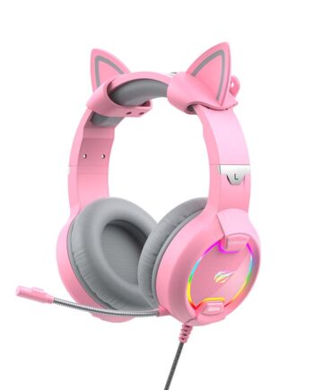 Gaming   Headphones   Havit   Gamenote   H2233d    Rgb    Pink