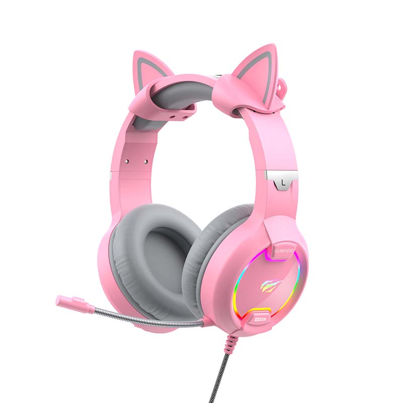 Gaming Headphones Havit Gamenote H2233d Rgb Pink