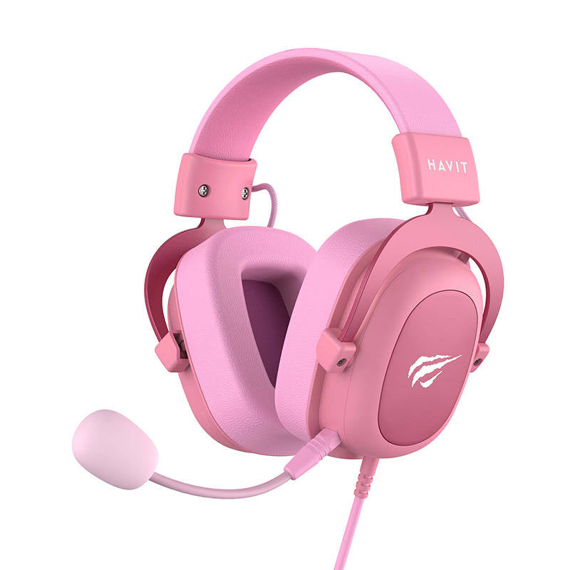 Gaming Headphones Havit H2002d Pink Headset Geekd Dk