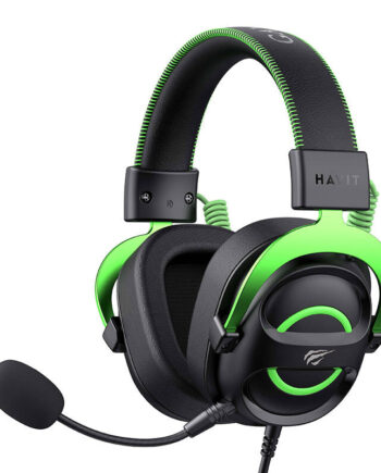 Gaming   Headphones   Havit   H2002e    Black - Green    Headset   Geekd   Dk
