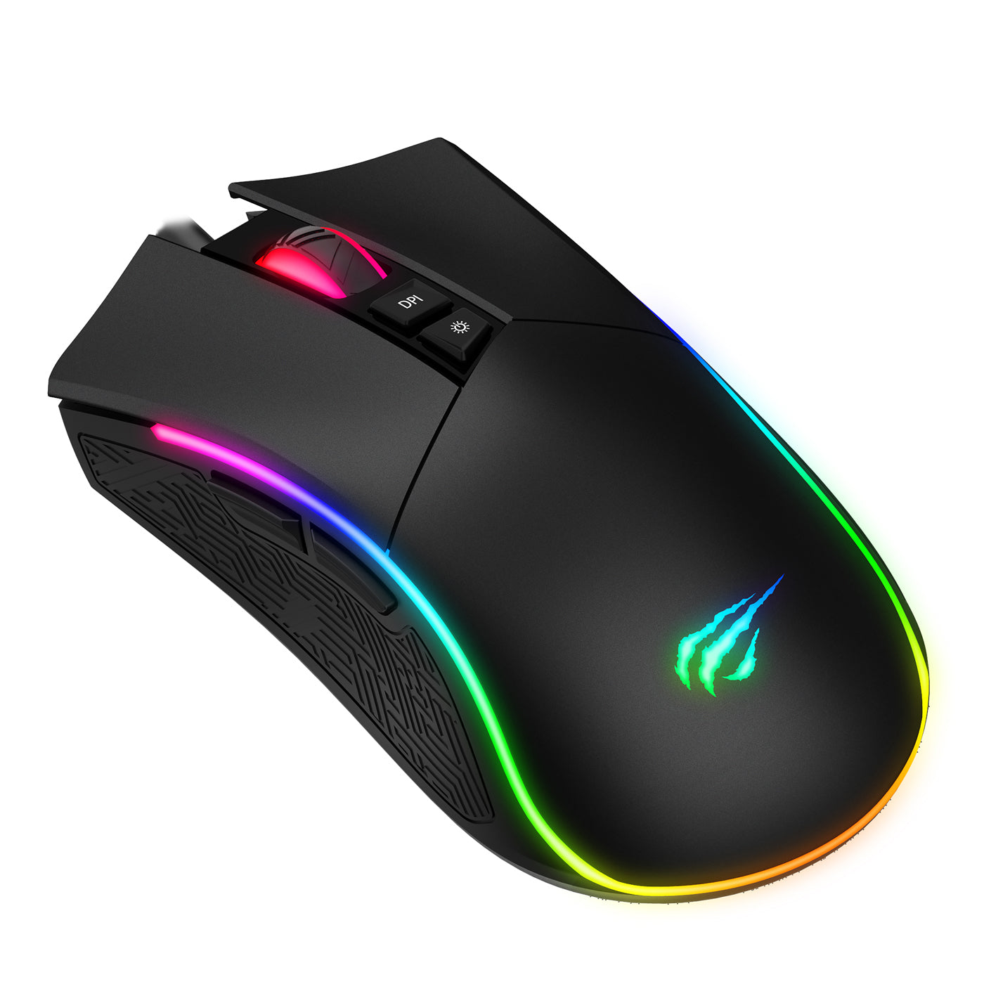 Gaming Mouse Havit Gamenote Ms1001s Rgb 800 - 4800 Dpi