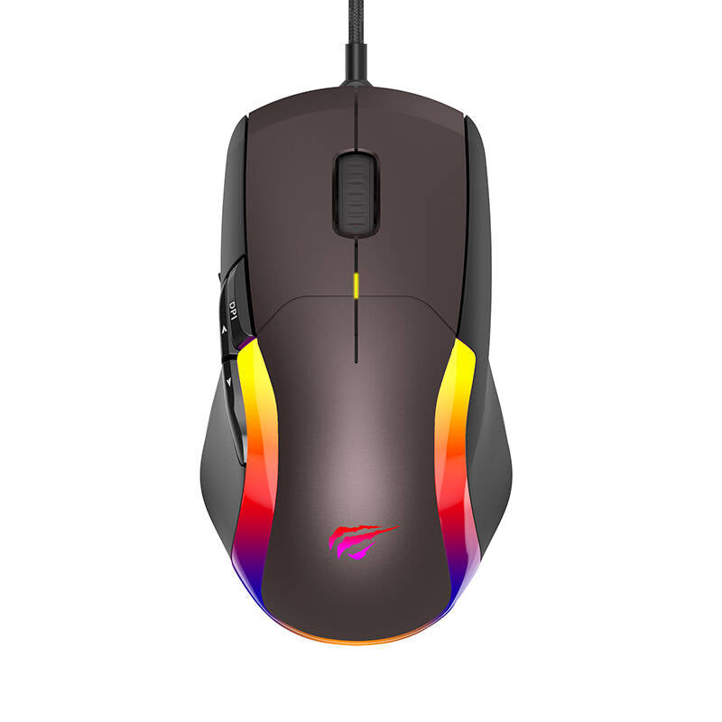 Gaming Mouse Havit Ms959s Rgb Brown Mus Geekd Dk