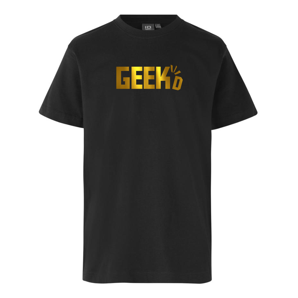Geekd Guld Logo Tee Sort -