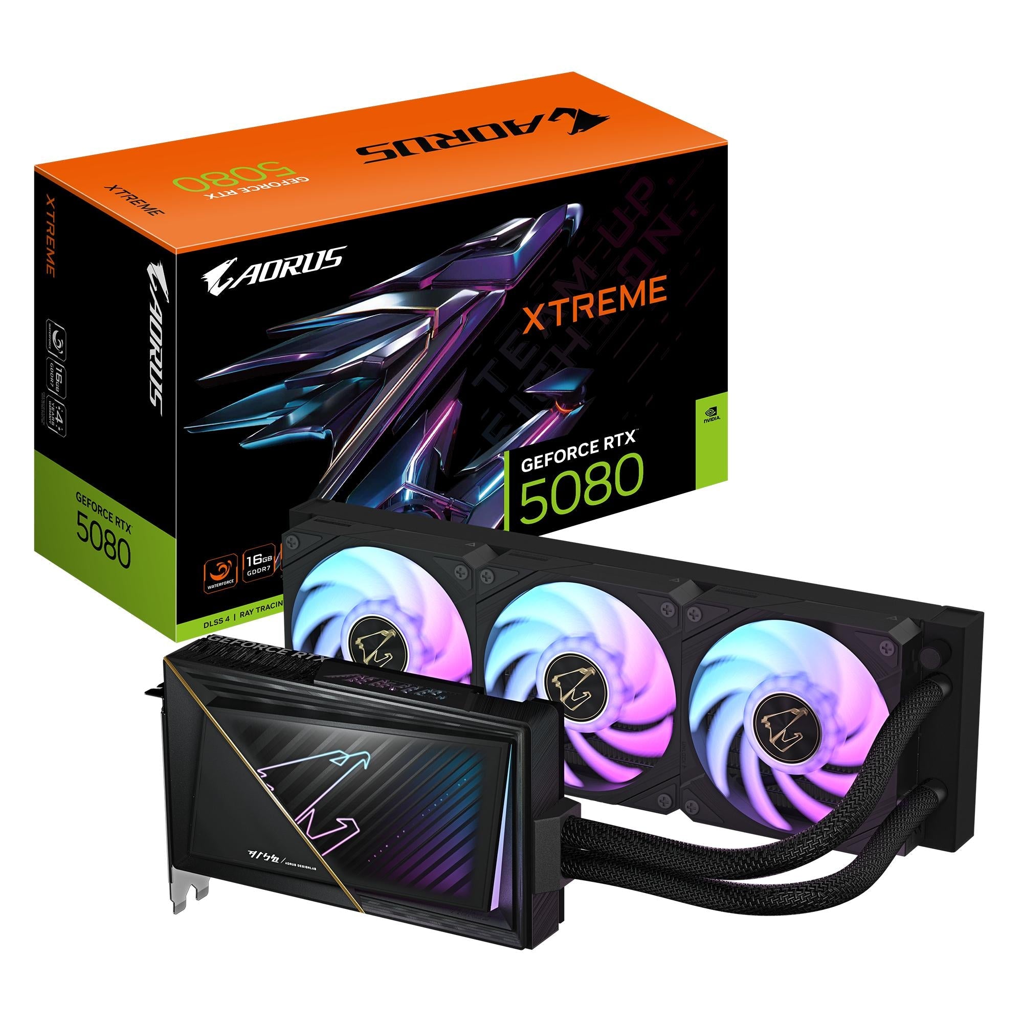 Gigabyte   Geforce   Rtx5080   Aorus   Xtreme   Waterforce   16gb   Grafikkort   Geekd   Dk