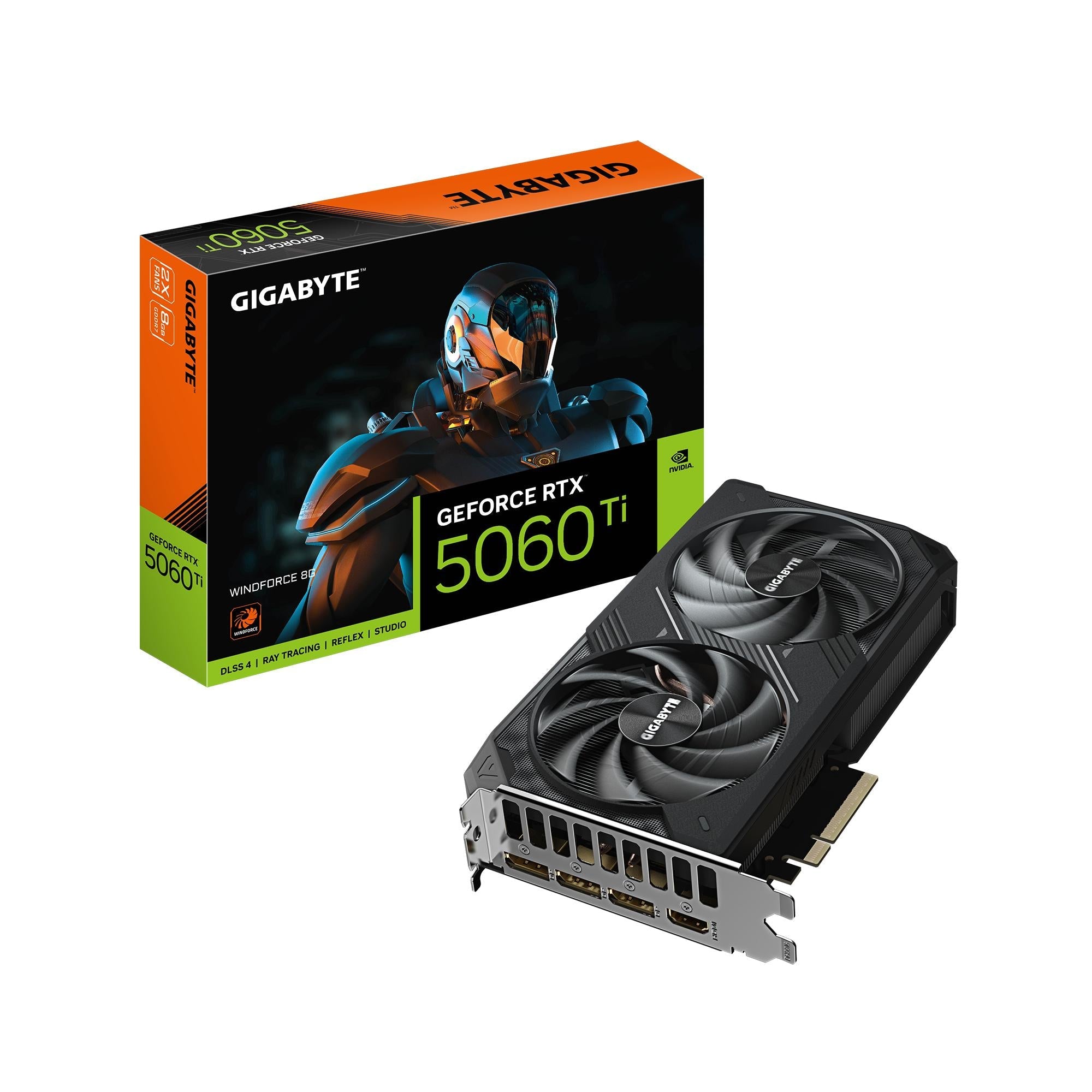 Gigabyte   Geforce   Rtx   5060   Ti   Windforce   8gb