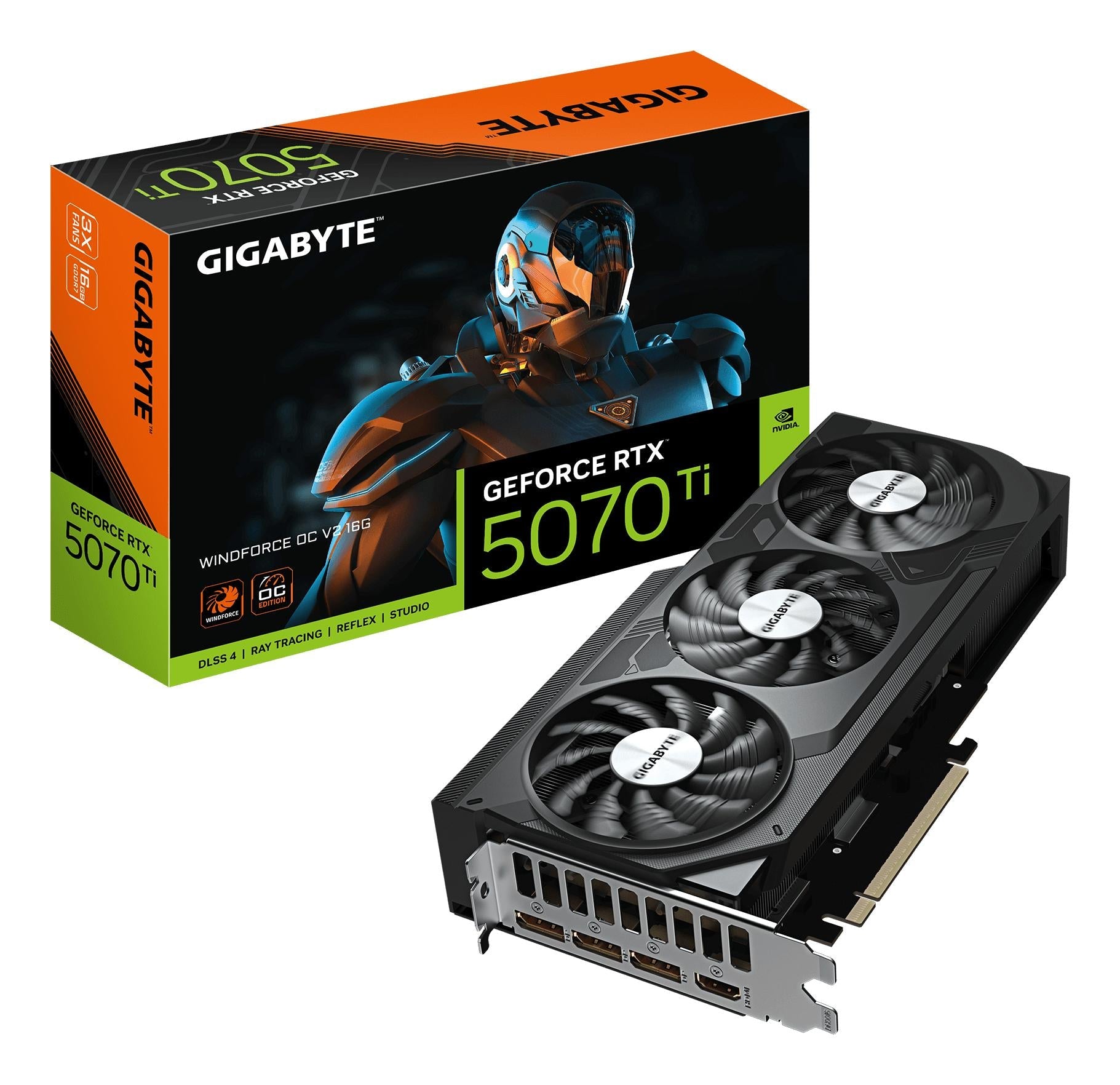 Gigabyte   Windforce   Oc   V2   Grafikkort   Geforce   Rtx   5070   Ti   16   Gb   Gddr7   Geekd   Dk