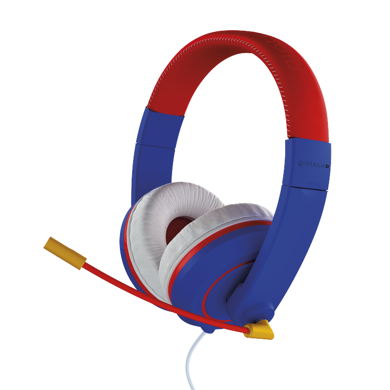 Gioteck   Xh - 100s   Kabletâ   Stereo   Headset    Blå   Rød    Geekd   Dk