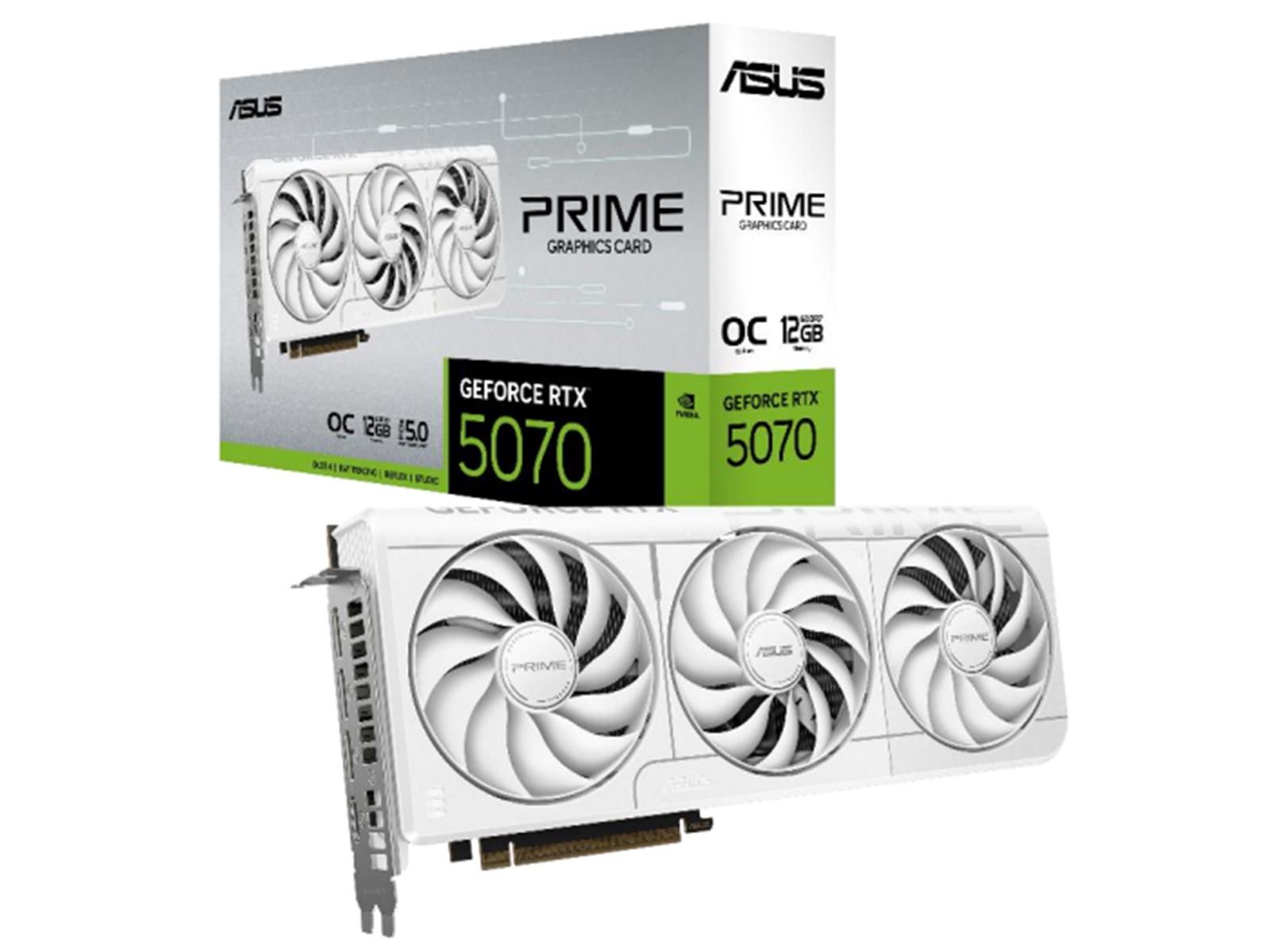 Gk   Asus   Pcie   Prime - Rtx5070 - O12g - White