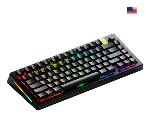 Glorious   Gaming   Gmmk       Pro   He   75    Prebuilt   Sort   Tastatur   Geekd   Dk